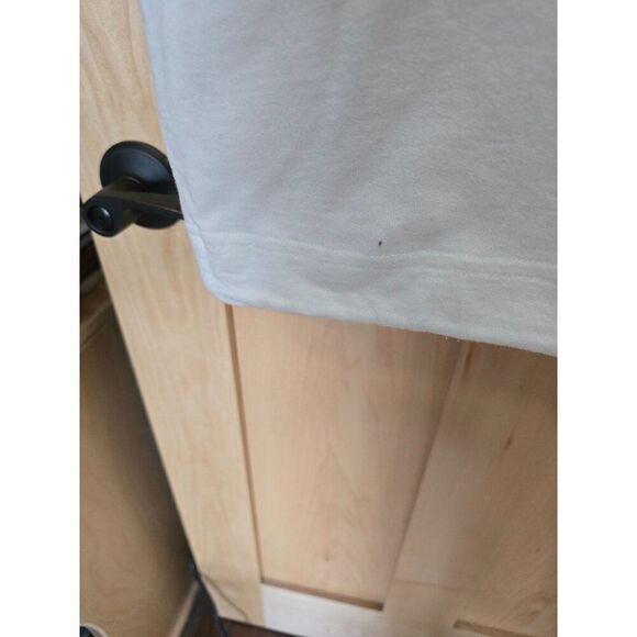 Womens Silverwear Ivory Cotton Sleeveless Zip-Up Vest Size L Swim cover - Picture 3 of 7